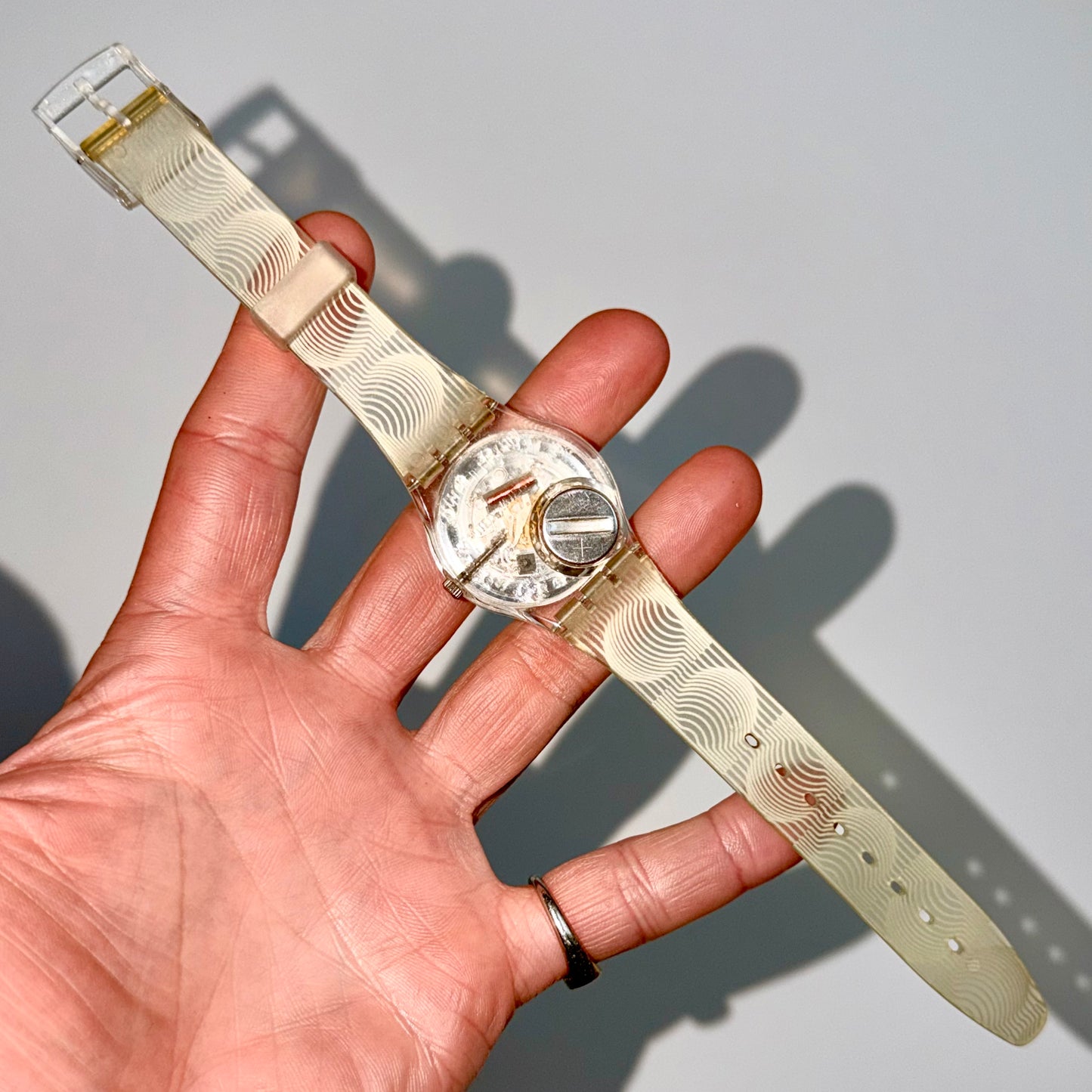 Vintage Victor Vasarely 'Keret' Limited Artist Edition Swatch Watch 1996