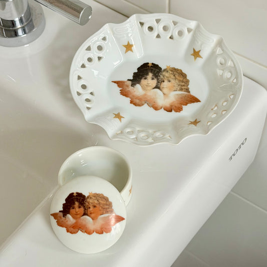 Vintage Fiorucci Tray and Pill Box Set