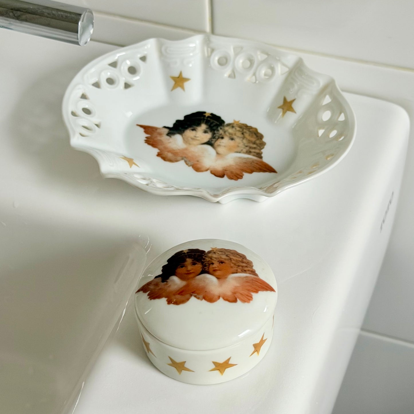 Vintage Fiorucci Tray and Pill Box Set