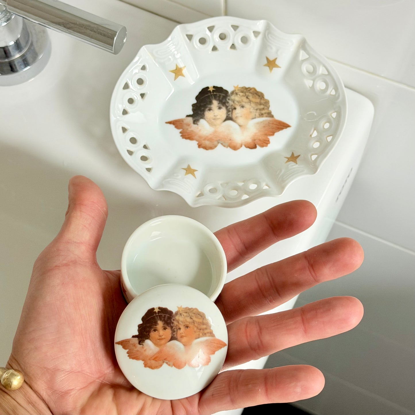 Vintage Fiorucci Tray and Pill Box Set