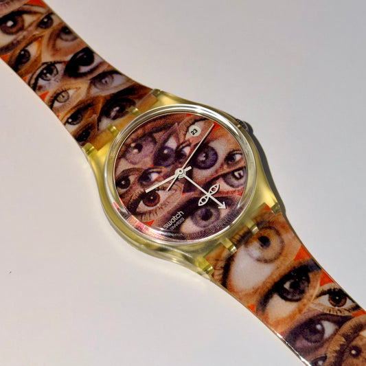 Vintage 'Eye Eye Aie' Swatch Watch 1998