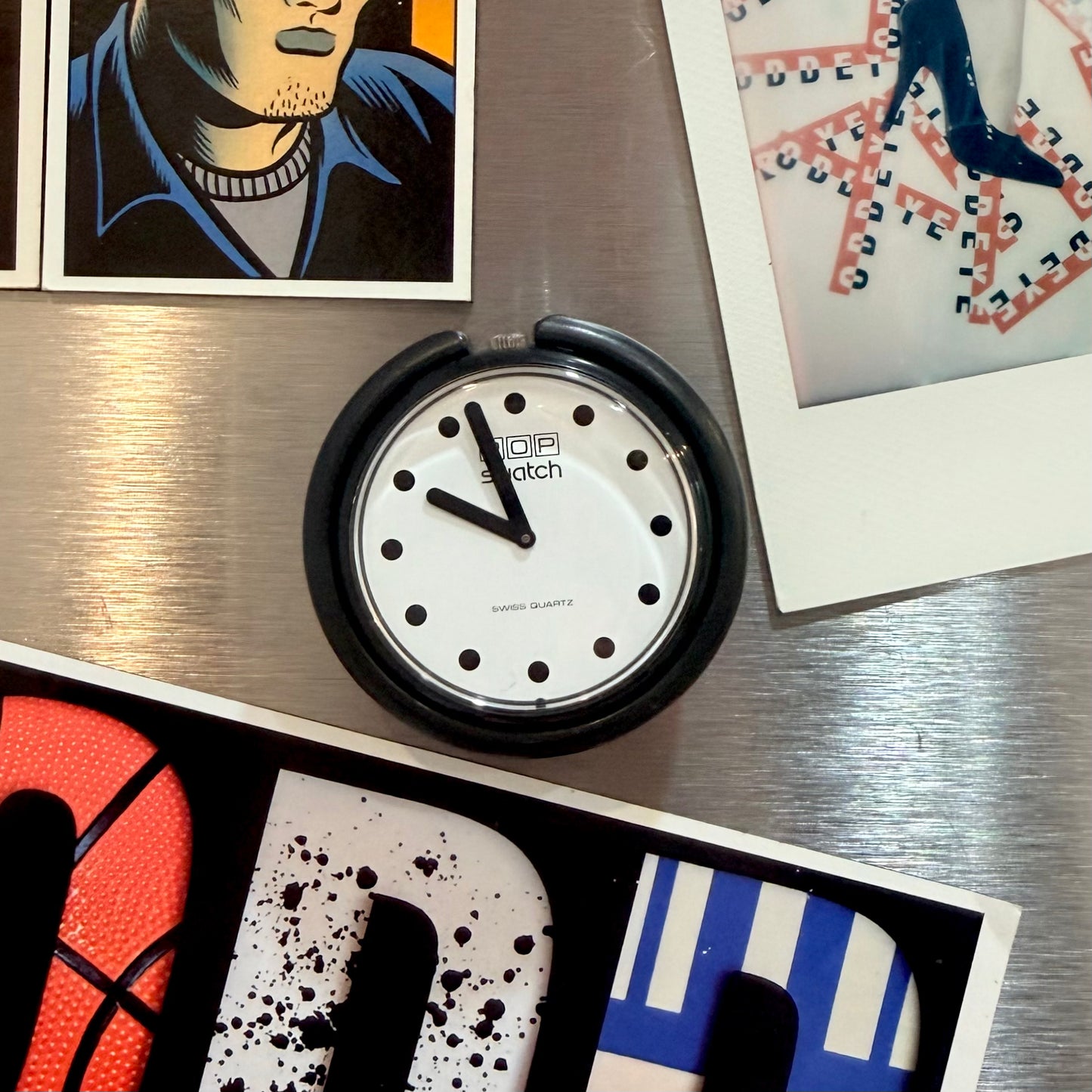 Vintage POP Swatch Magnet 1980s