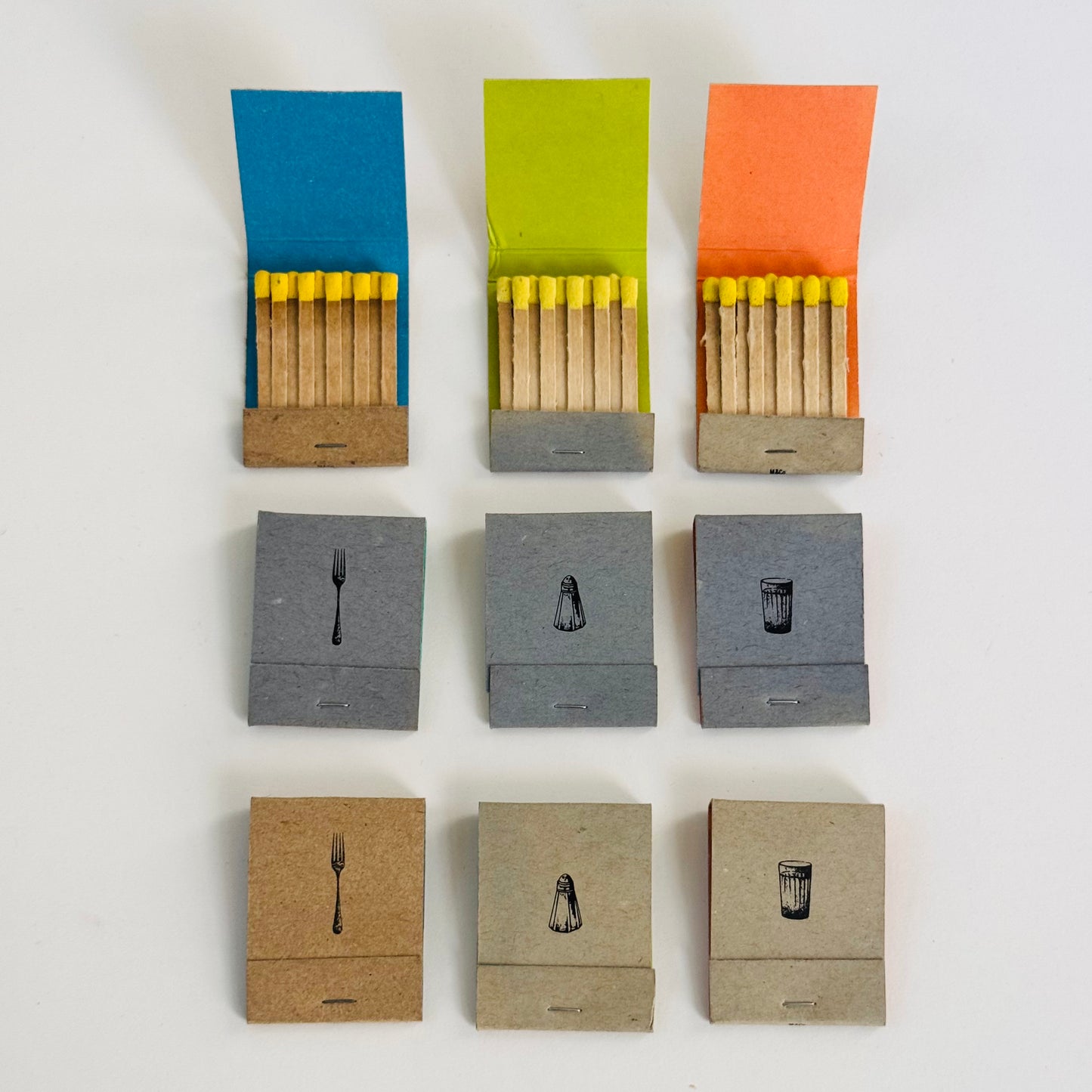 Vintage Florent / Tibor Kalman / M&Co Matchbooks Circa 1980s