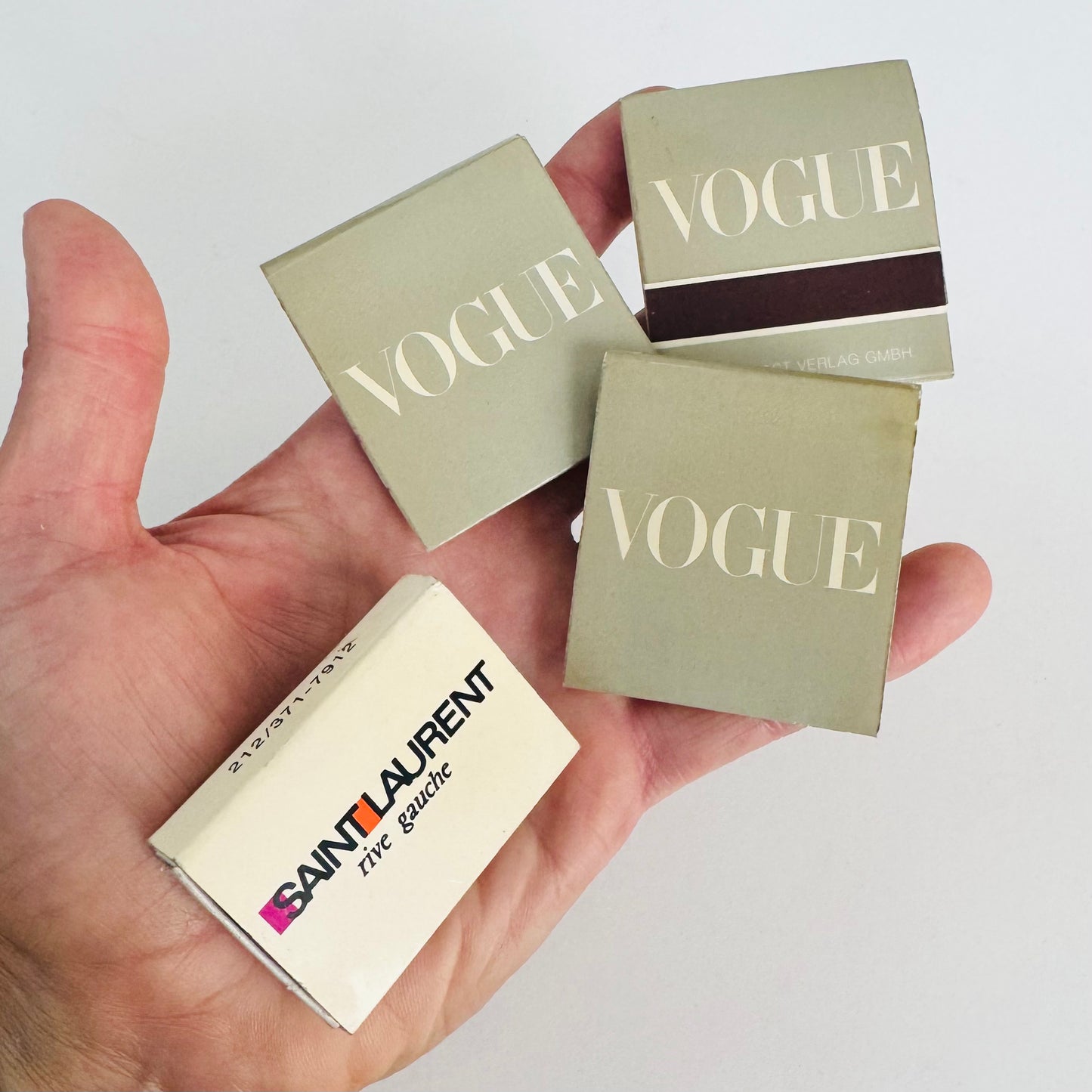 Vintage NYC Iconic Fashion Matchbooks Circa 1980s