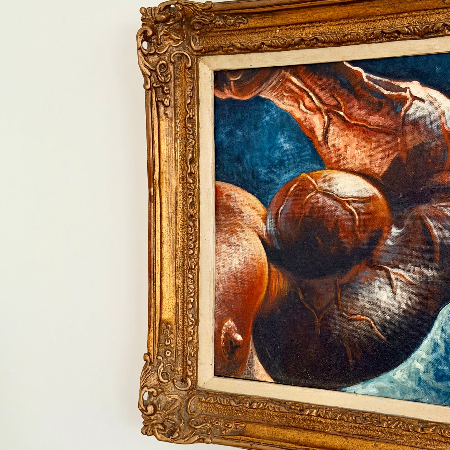 Vintage Thomas Foral Bodybuilder Flex Painting 1995