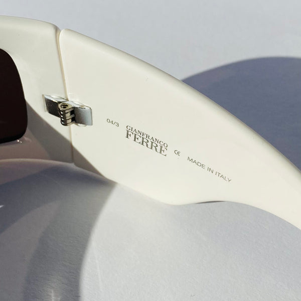Vintage Y2K Gianfranco Ferre Mega Shield / Wrap Sunglasses
