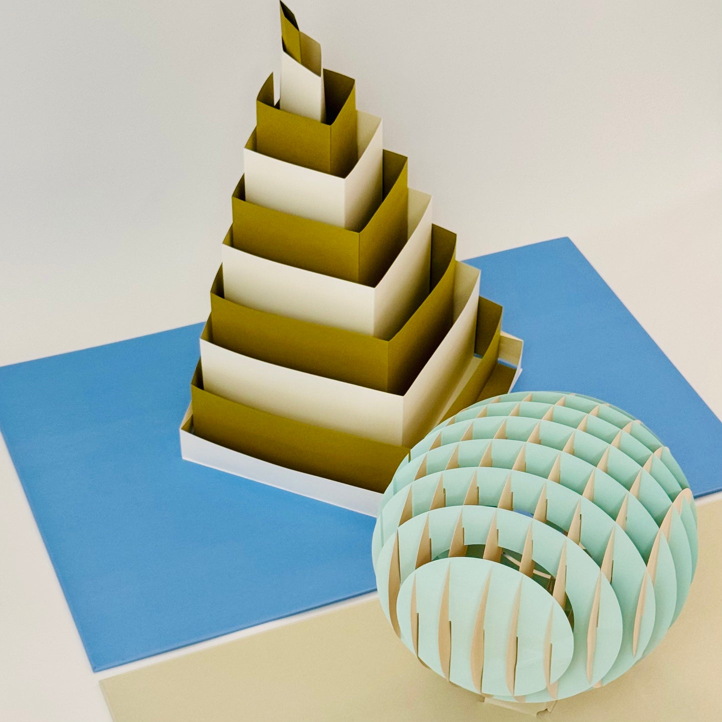 Limited Ed. Tauba Auerbach [2,3] Pop Up Folio 2011