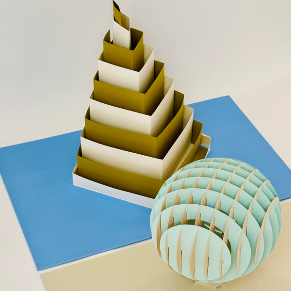 Limited Ed. Tauba Auerbach [2,3] Pop Up Folio 2011