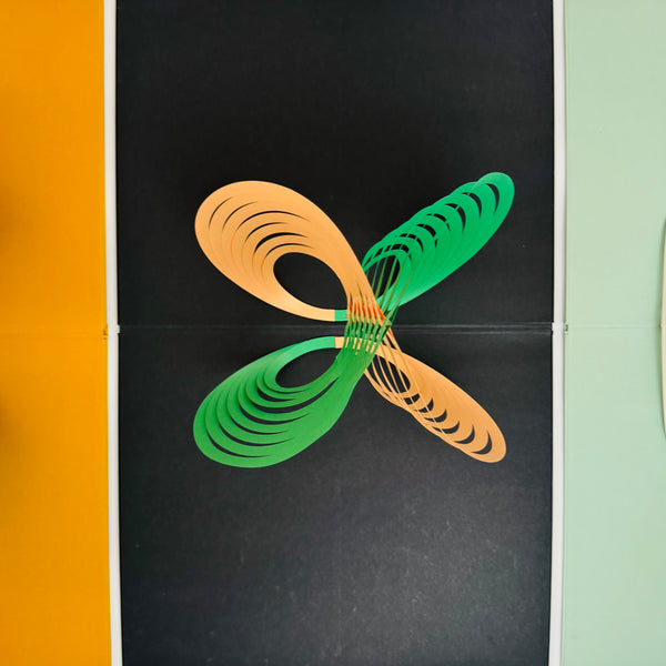 Limited Ed. Tauba Auerbach [2,3] Pop Up Folio 2011