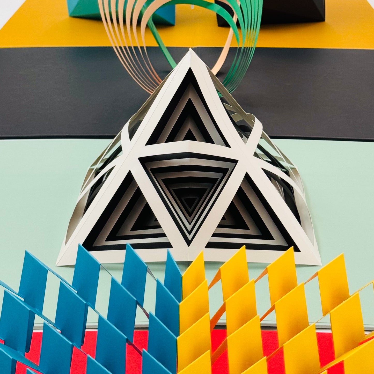 Limited Ed. Tauba Auerbach [2,3] Pop Up Folio 2011