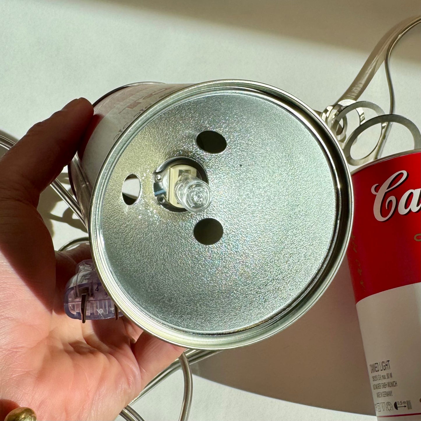 Pair Vintage Ingo Maurer 'Canned Light' Sconces 2003