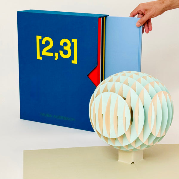 Limited Ed. Tauba Auerbach [2,3] Pop Up Folio 2011