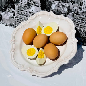 Vintage Figueres France Trompe L'Oeil Egg Plate
