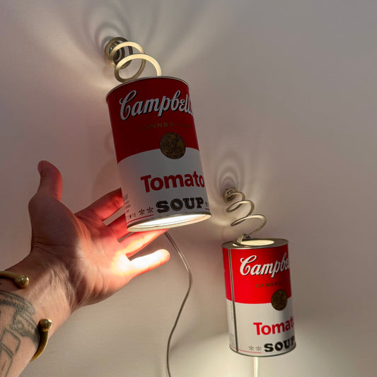 Pair Vintage Ingo Maurer 'Canned Light' Sconces 2003