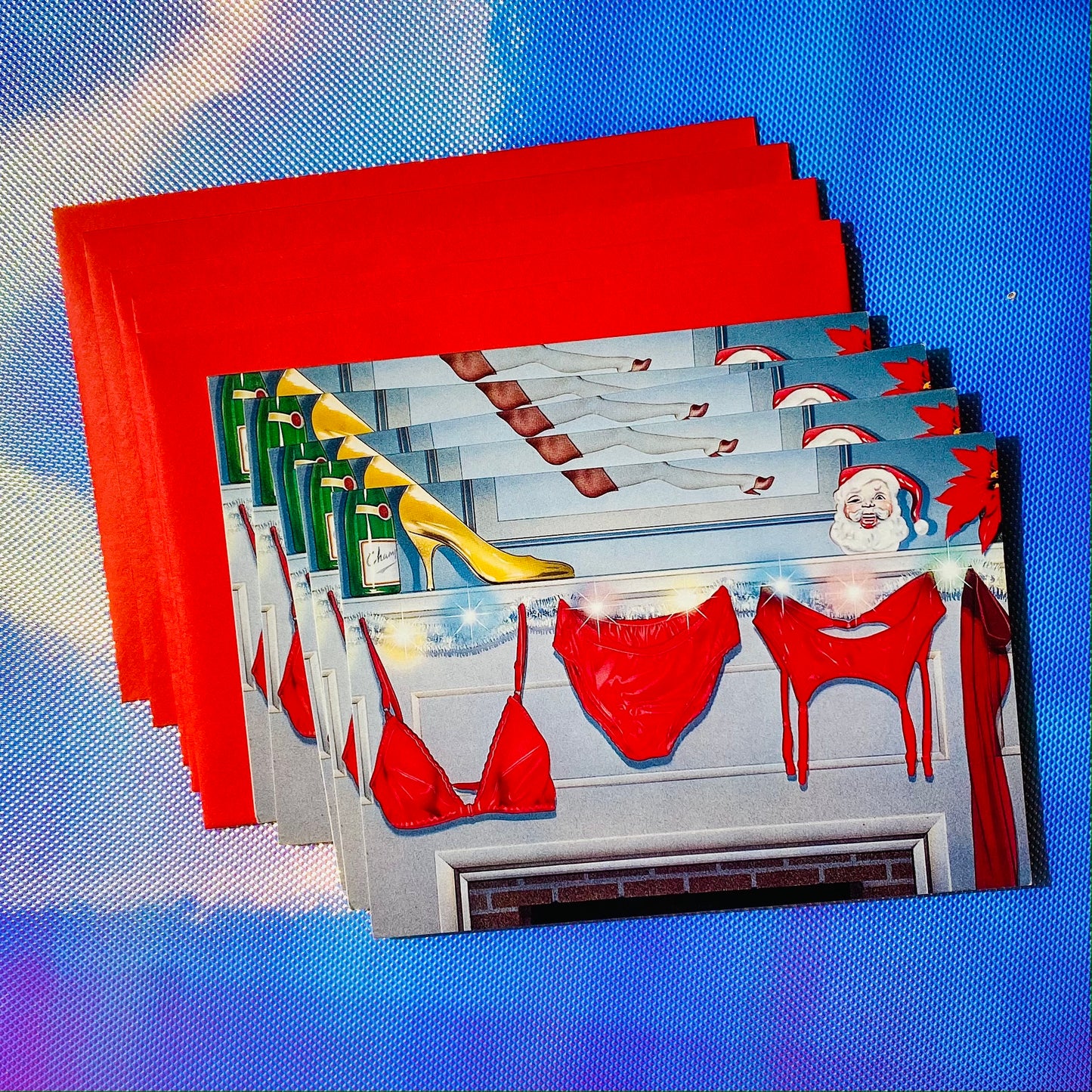 Deadstock 'Twas the Night Before Xmas' Holiday cards s/5