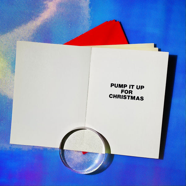 Deadstock Mick Rock 'Pump It Up' Holiday cards s/5