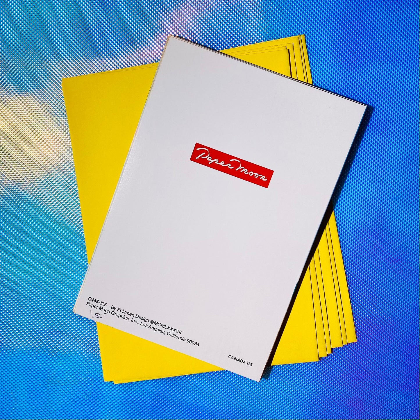 Deadstock Pelzman Design 'Mooooory Xmas' Holiday cards s/6