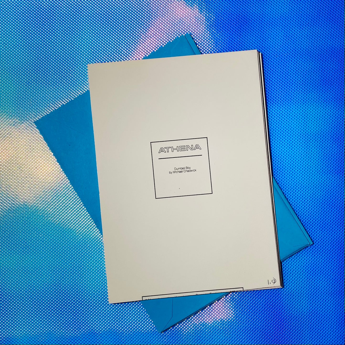 Deadstock Michael Chadwick 'Dumbell Boy' Blank Cards s/4