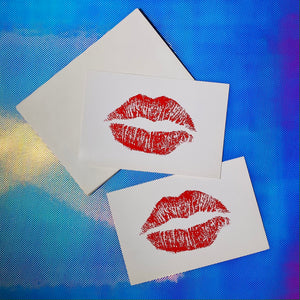 Deadstock Linda Vista 'Kissy Lips' Postcards s/2