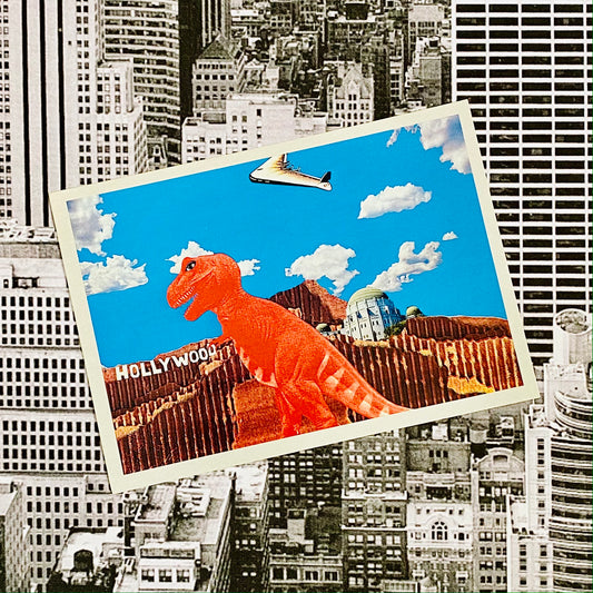 Deadstock David Peters 'Dino-Wood' Postcards S/5 1983