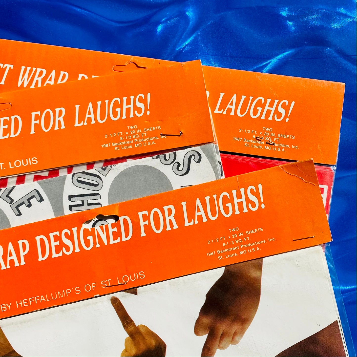 Deadstock Novelty Rude Gift-Wrap 1987