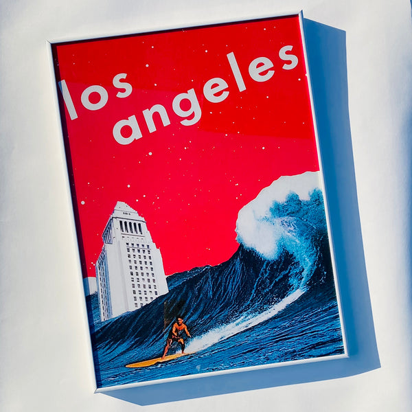 Limited Ed. Framed LOS ANGELES Print